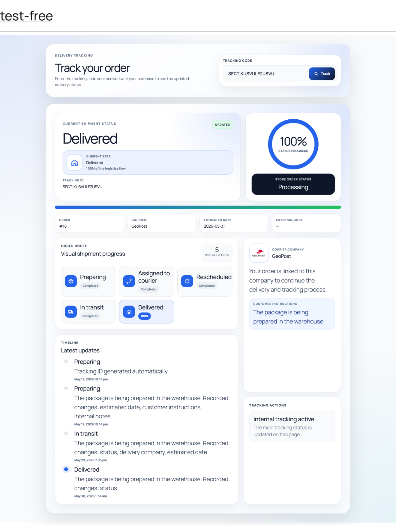 Courier assignment
